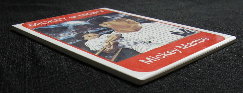 Mickey Mantle HOF Signed 1969 Ceramic Baseball Card 701/1500 NY Yankees 194032