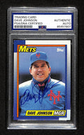 Dave Johnson Signed/Auto 1990 Topps Card #291 New York Mets PSA/DNA 195143