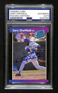 Gary Sheffield Signed 1989 Donruss RC Rookie Card #31 Brewers PSA/DNA 195146