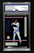 Gary Sheffield Signed 2004 Playoff Absolute Card #144 Yankees PSA/DNA 195147