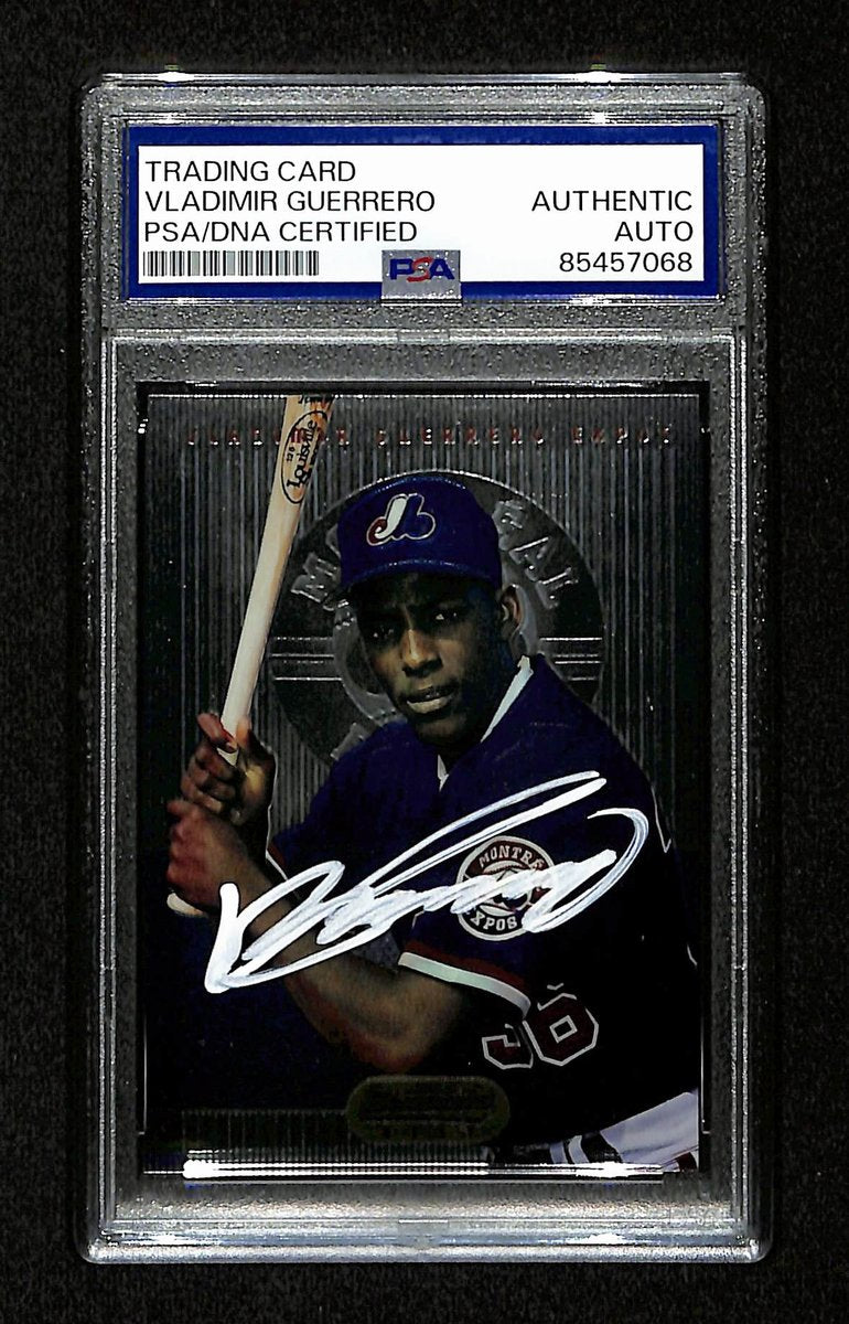 Vladimir Guerrero Signed/Auto 1995 Bowman's Best RC Card #2 Expos PSA/DNA 195159