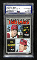 Gary Boyd/Russ Nagleson Signed/Auto 1970 Topps RC Card #7 Indians PSA/DNA 194788