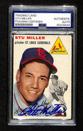 Stu Miller Signed/Auto 1954 Topps Card #164 St. Louis Cardinals PSA/DNA 194832