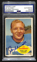Joe Schmidt HOF Signed/Auto 1960 Topps Card #46 Detroit Lions PSA/DNA 195049