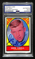 Don Trull Signed/Autographed 1967 Topps Card #45 Houston Oilers PSA/DNA 195073