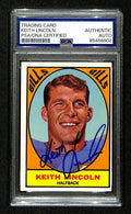 Keith Lincoln Signed/Auto 1967 Topps Card #15 Buffalo Bills PSA/DNA 195075