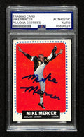 Mike Mercer Signed/Auto 1964 Topps Card #114540 Oakland Raiders PSA/DNA 195097