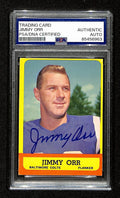 Jimmy Orr Signed/Autographed 1963 Topps Card #3 Baltimore Colts PSA/DNA 195116
