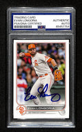Evan Longoria Signed/Autographed 2022 Topps Card #617 Giants PSA/DNA 194800