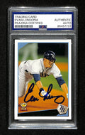 Evan Longoria Signed/Auto 2009 Topps RC Card #160 Tampa Bay Rays PSA/DNA 194801