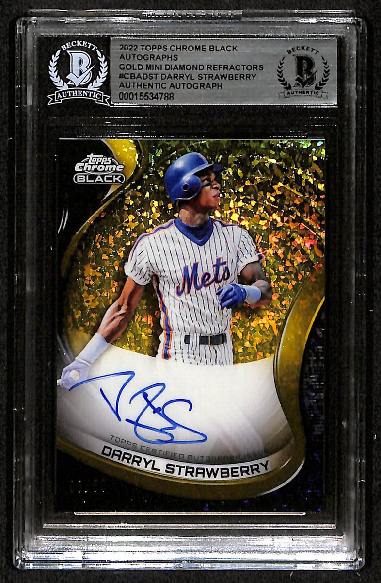 2022 Topps Dwight Gooden Signed/Auto Card #CBA-DST Mets BAS/Beckett 197108