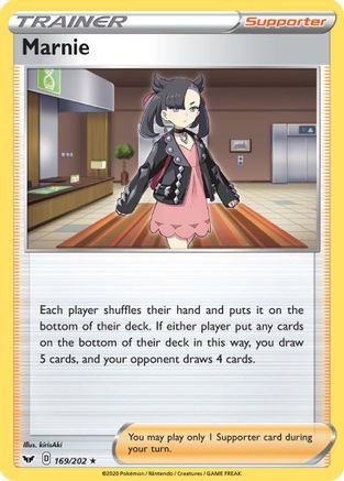 Marnie 169/202 - SWSH01 Sword & Shield Base Set Holofoil
