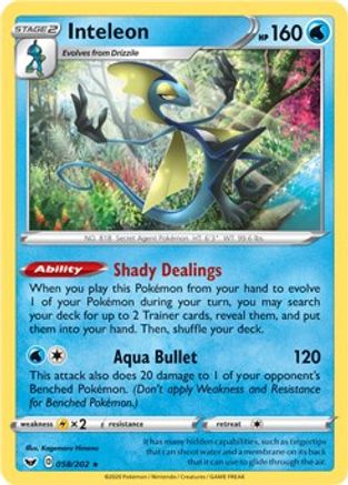 Inteleon 058/202 - Deck Exclusives