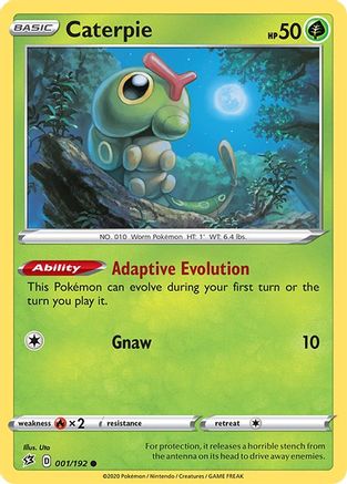 Caterpie 001/192 - SWSH02 Rebel Clash