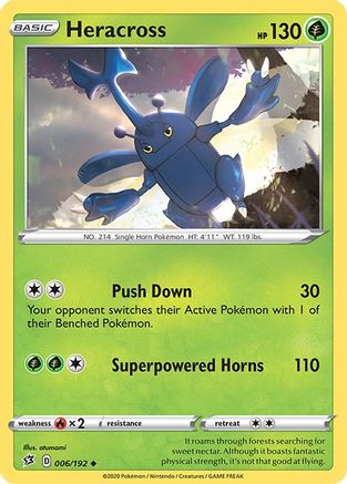 Heracross 006/192 - SWSH02 Rebel Clash