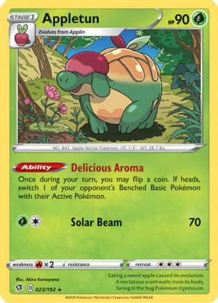 Appletun 023/192 - SWSH02 Rebel Clash Holofoil