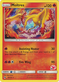 Moltres - 38/214 (#46 Charizard Stamped) (038/214) (Battle Academy) (BTA)