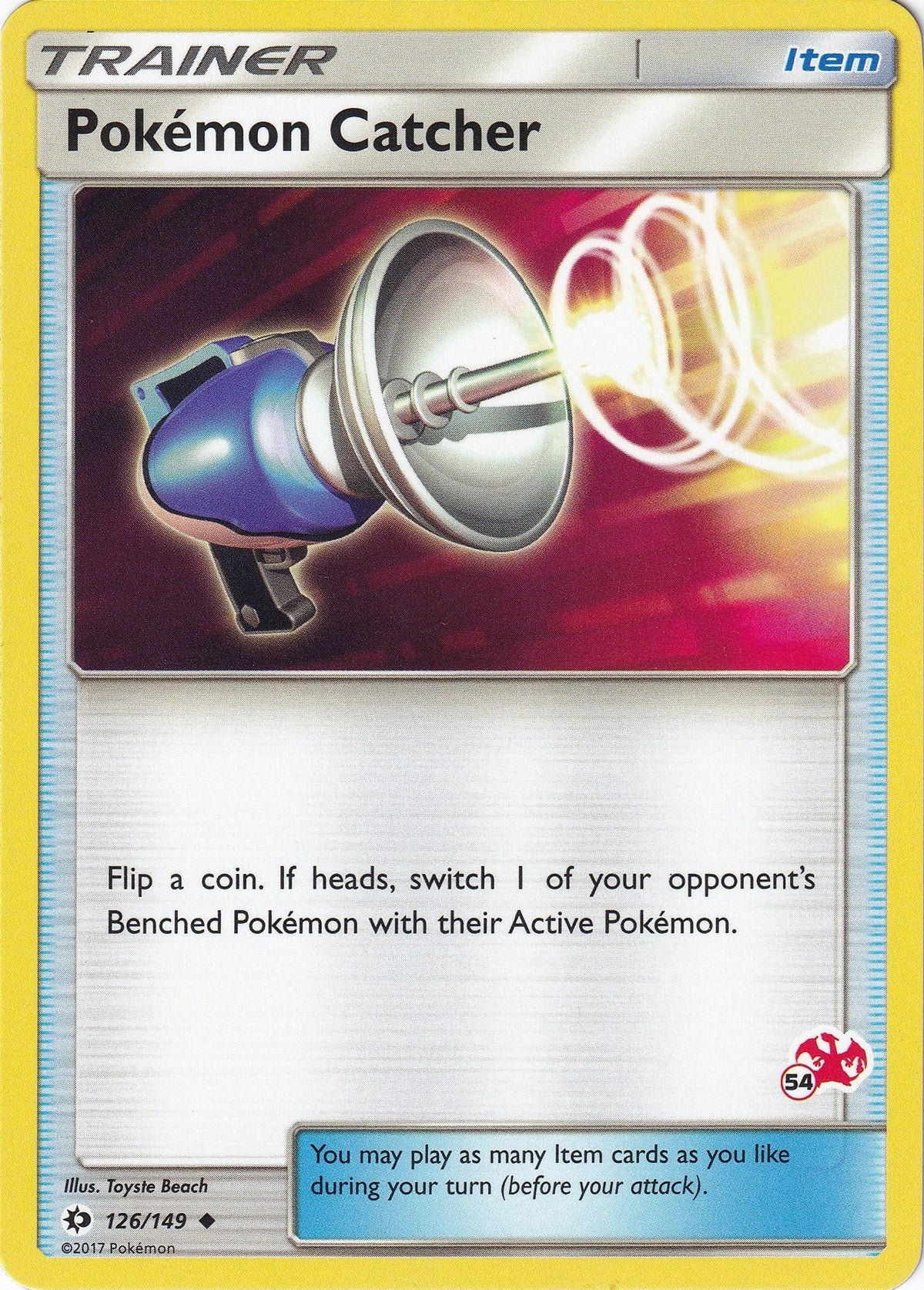 Pokemon Catcher - 126/149 (#54 Charizard Stamped) (126/149) (Battle Academy) (BTA)