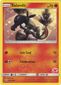 Salandit - 25/156 (#18 Charizard Stamped) (025/156) (Battle Academy) (BTA)
