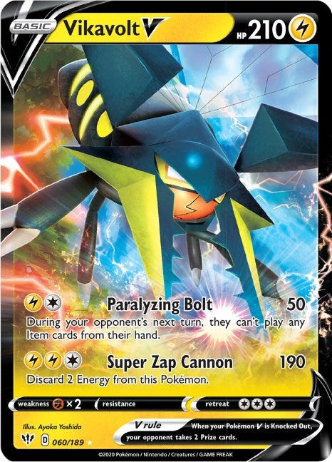Vikavolt V (060/189) (SWSH03: Darkness Ablaze) (SWSH03)