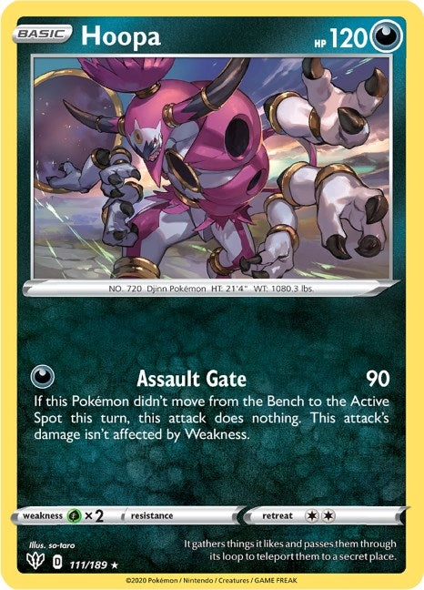 Hoopa (111/189) (SWSH03: Darkness Ablaze) (SWSH03)
