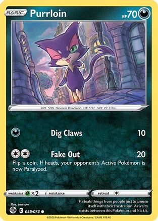 Purrloin 039/73 - Champions Path Reverse Holofoil