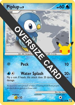 Piplup 093 - First Partner Pack