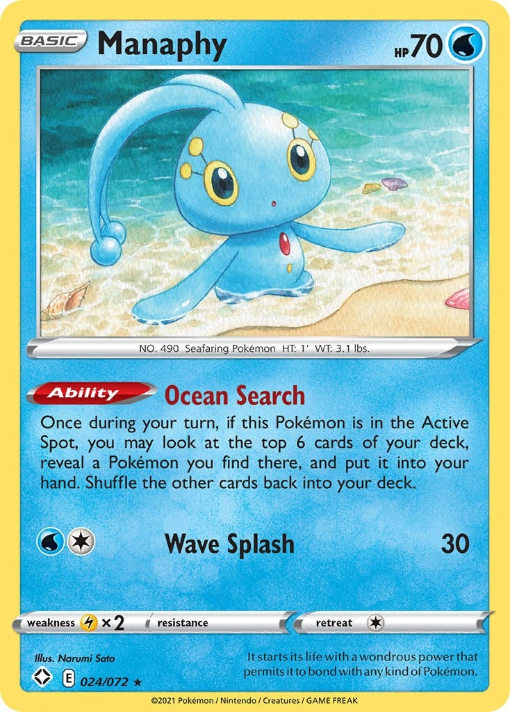 Manaphy (024/072) (Shining Fates) (SHF)