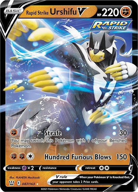 Rapid Strike Urshifu V (087/163) (SWSH05: Battle Styles) (SWSH05)