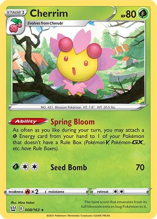 Cherrim 008/163 - Deck Exclusives