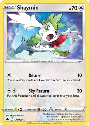 Shaymin 123/198 - SWSH06 Chilling Reign Holofoil