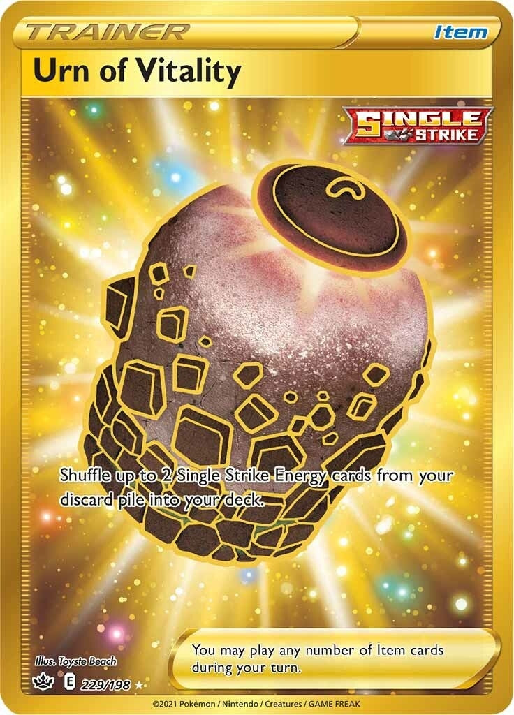 Urn of Vitality (Secret) (229/198) (SWSH06: Chilling Reign)