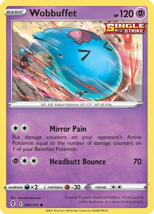 Wobbuffet 066/203 - SWSH07 Evolving Skies