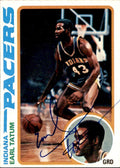 Earl Tatum Autographed 1978-79 TOPPS Basketball Card #47 Pacers 182980