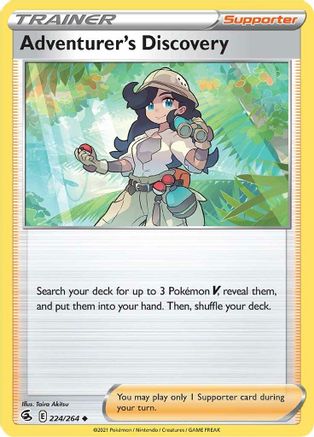 Adventurer's Discovery 224/264 - SWSH08 Fusion Strike