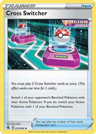 Cross Switcher 230/264 - SWSH08 Fusion Strike Reverse Holofoil
