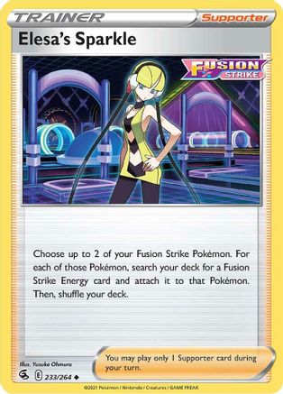 Elesa's Sparkle 233/264 - SWSH08 Fusion Strike