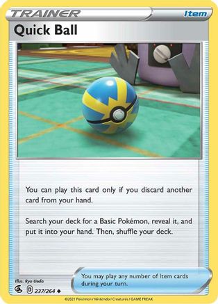 Quick Ball 237/264 - SWSH08 Fusion Strike