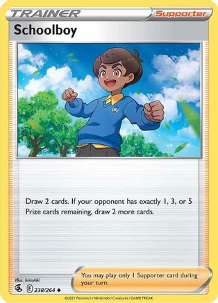 Schoolboy 238/264 - SWSH08 Fusion Strike Reverse Holofoil