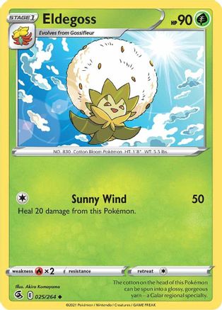 Eldegoss 025/264 - SWSH08 Fusion Strike Reverse Holofoil