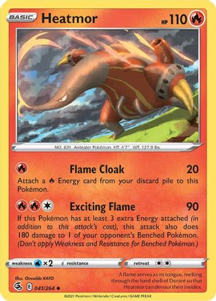 Heatmor 041/264 - SWSH08 Fusion Strike