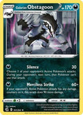 Galarian Obstagoon 161/264 - SWSH08 Fusion Strike Holofoil