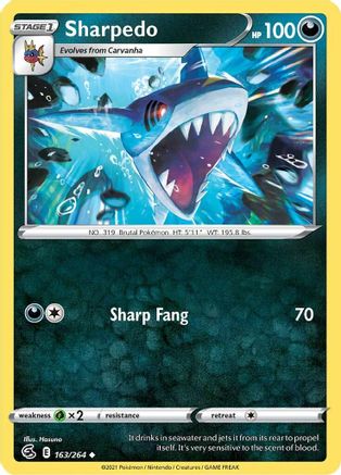 Sharpedo 163/264 - SWSH08 Fusion Strike