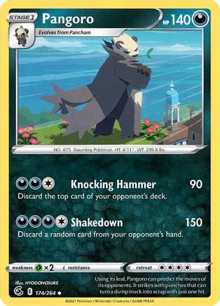 Pangoro 174/264 - SWSH08 Fusion Strike Reverse Holofoil