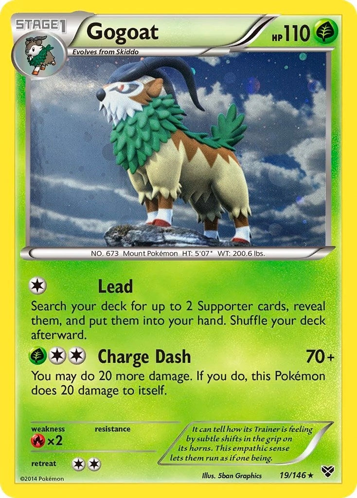 Gogoat - 19/146 (Cosmos Holo) (019/146) (Blister Exclusives) (BLE)