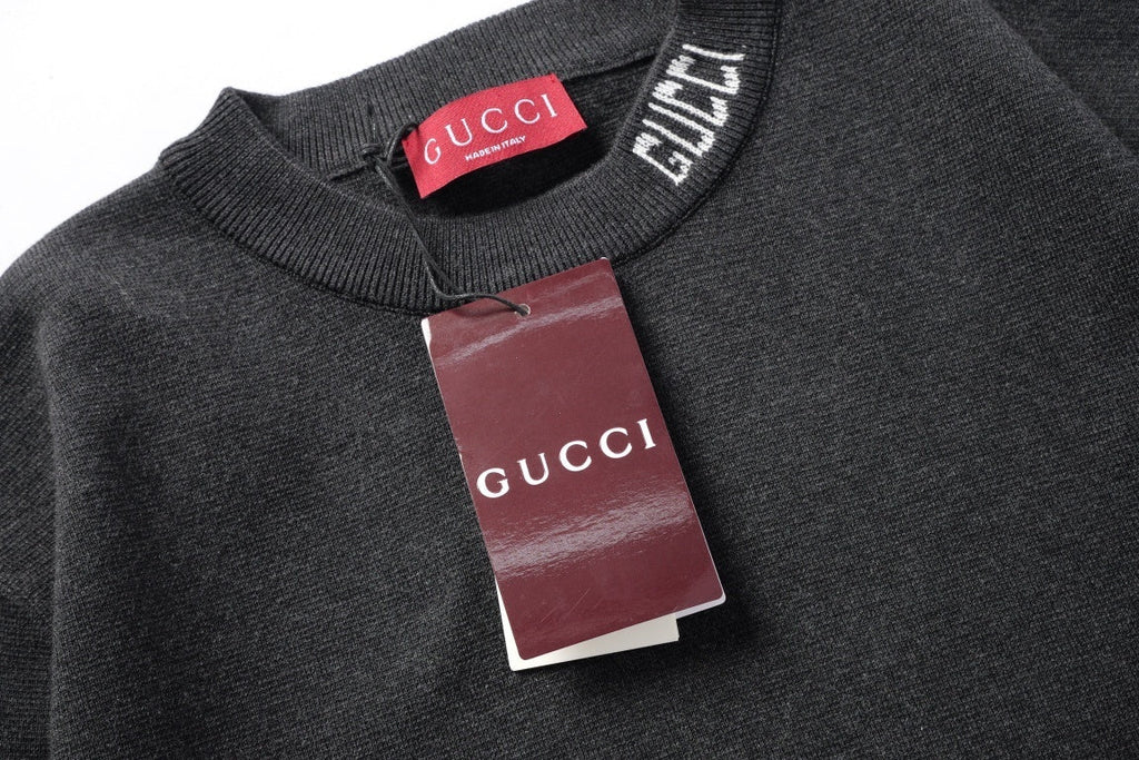Gucci T-Shirt Without Collar 'Black'