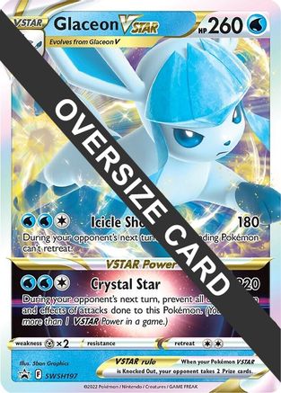 Glaceon VSTAR SWSH197 - Jumbo Cards Holofoil