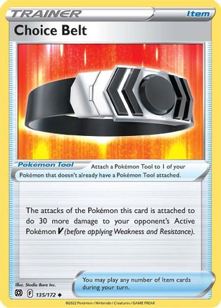 Choice Belt 135/172 - SWSH09 Brilliant Stars Reverse Holofoil