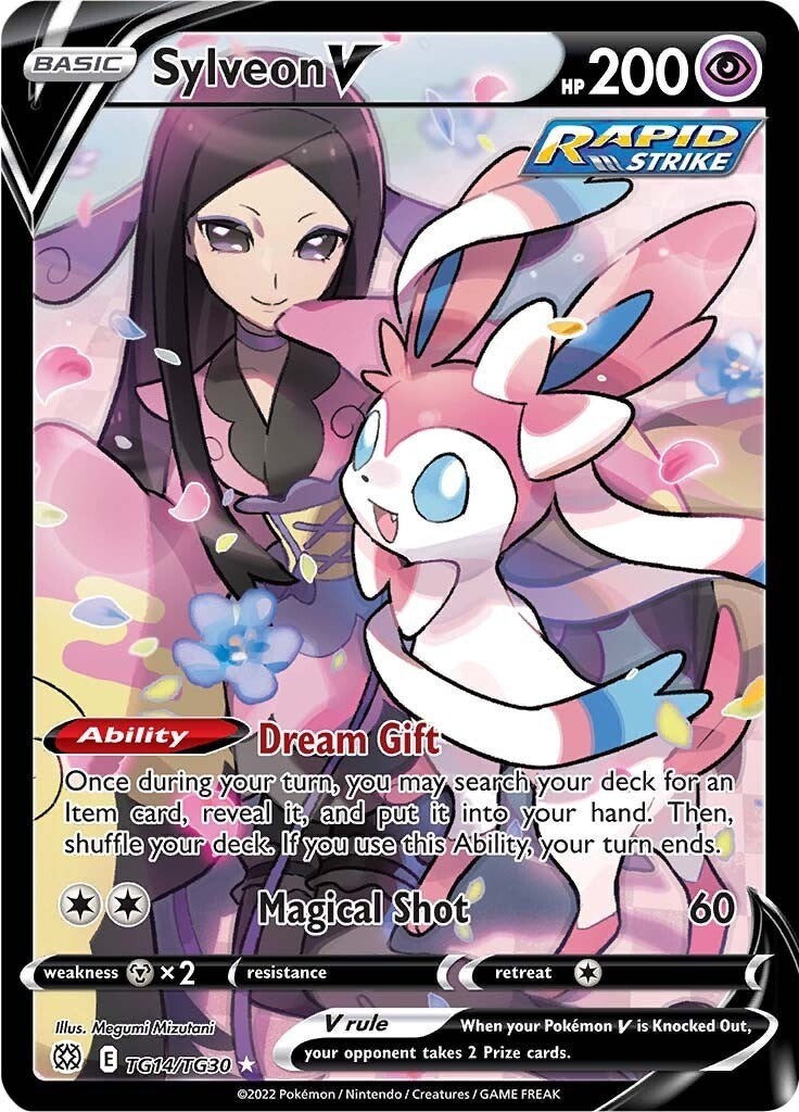 Sylveon V (TG14/TG30) (SWSH09: Brilliant Stars Trainer Gallery) (SWSH09:TG)