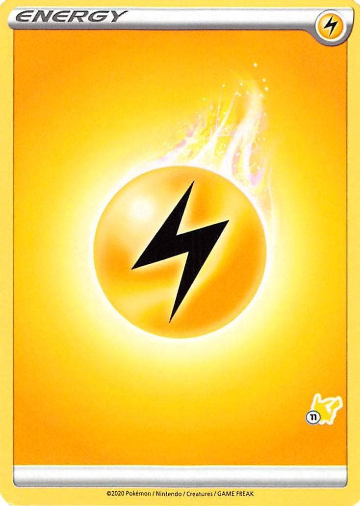 Lightning Energy (#11 Pikachu Stamped) (Battle Academy 2022) (BA22)